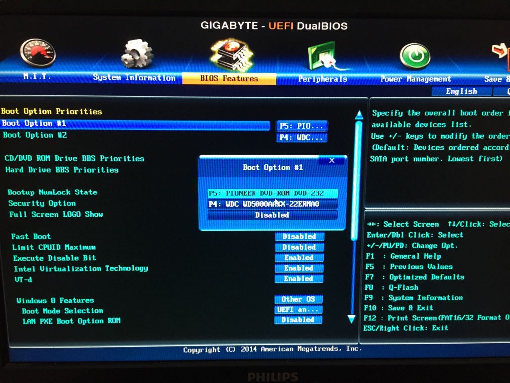 技嘉GA-H61M-DS2(rev.2.2)cpu g840开机提示GIGABYTE-UEFI DualBIOS怎么样解决