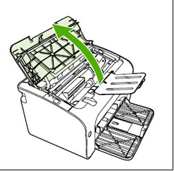 HP LaserJet M1522nf怎么换墨盒