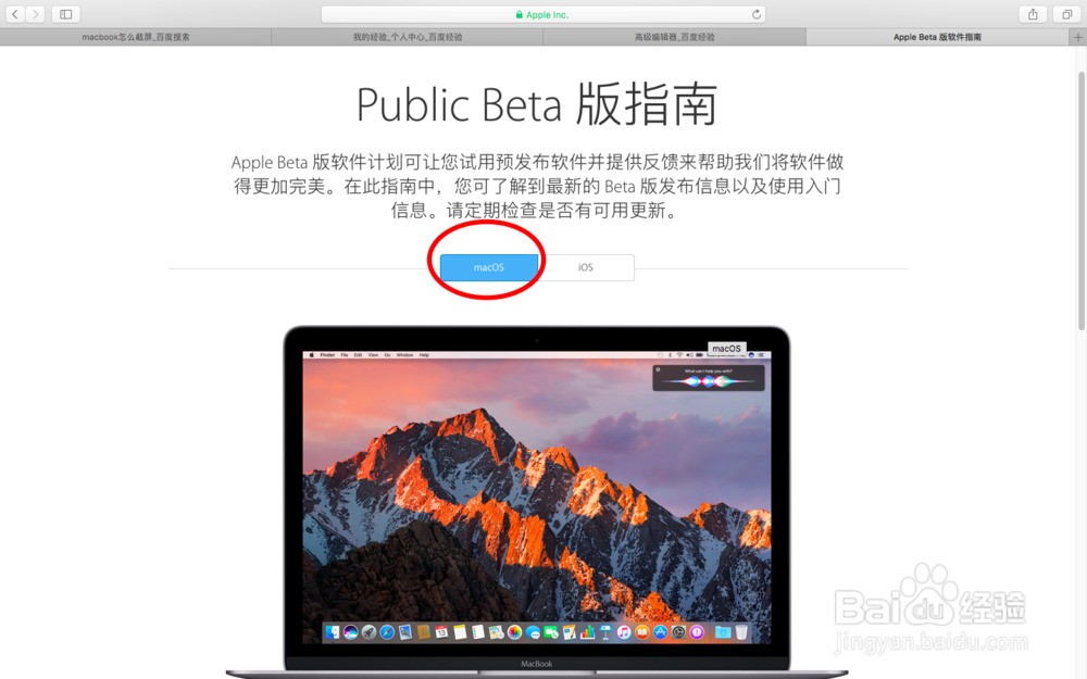 MacBook怎么升级到最新版本