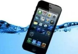苹果手机进水并且黑屏了怎么处理?