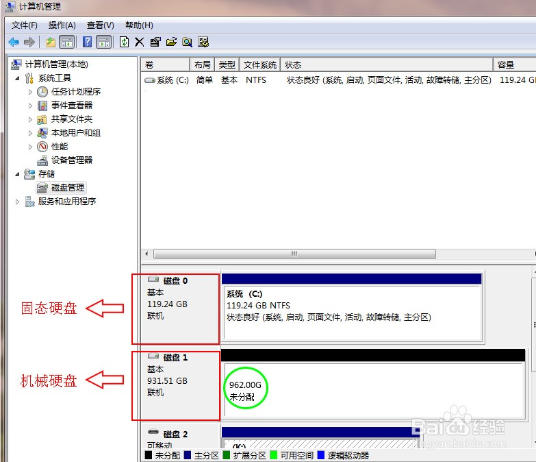 安装固态硬盘重装系统后，找不到机械硬盘怎么办