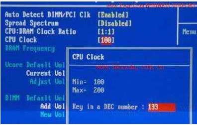 BIOS里怎么设置CPU超频?