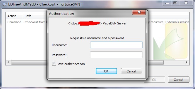 TortoiseSVN 客户端 在哪里输入密码
