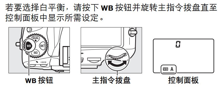 尼康D800上的“WB”、“QUAL”、“BKT”是什么意思