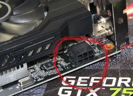 华硕圣骑士GTX750TI的电源线是什么样的?