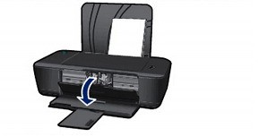 hp officejet 4500 series 肿么换墨盒