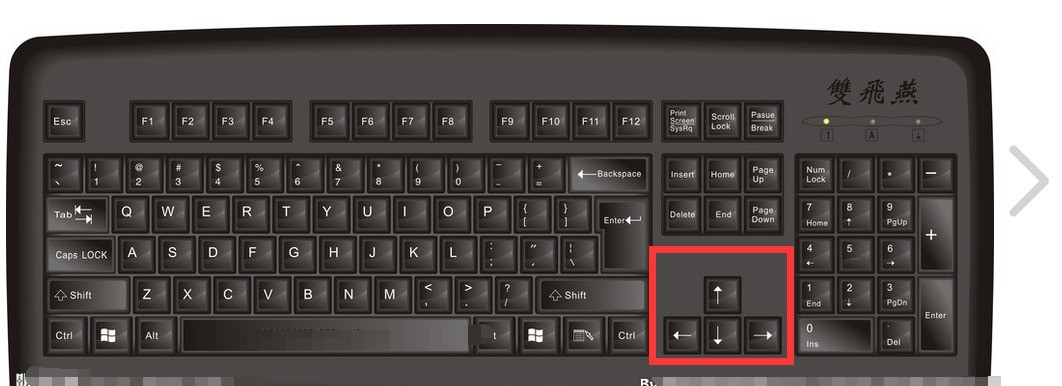 键盘上的ARROW键在什么地方,是什么意思