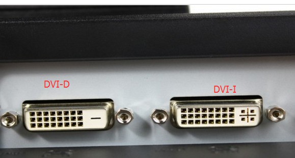 到底DVI I 和DVI D接口有什么不同?我的显卡是双24针DVI-I接口