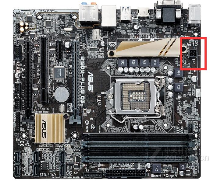 买的时候怎么辨别主板上接CPU供电的接口是四口还是八口的呢。