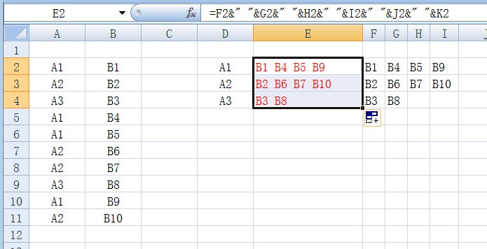 EXCEL中怎么将A表单元格内数据自动填充在B表中对应的单元格内?