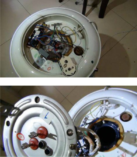海尔热水器内部图图片