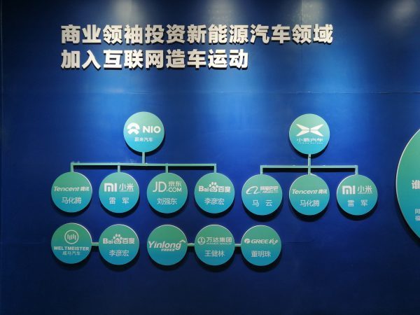 上海华景汽车,上海蔚来汽车,广州小鹏汽车有什么关系?