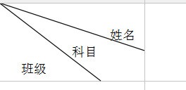 怎么样在三行斜线表头上加入文字?