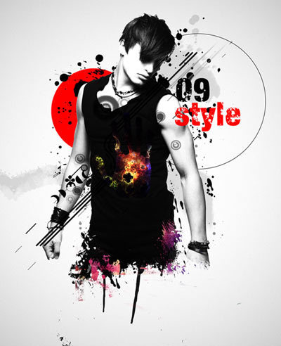 谁知道有关PS制作平面设计彩色宣传单的视频教程