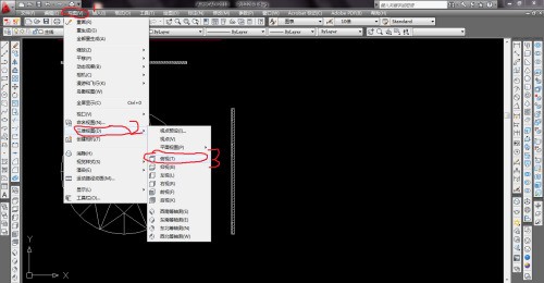 你好CAD有三个轴~你是肿么弄回去的啊?