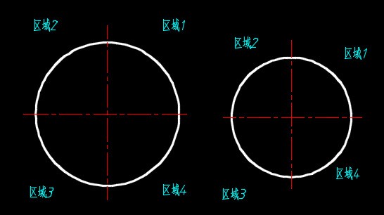 CAD中为什么画两个圆的圆角方向有时候总是相反?怎么处理呀?