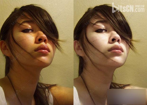 PS打造来自水嫩皮肤磨皮美白教程