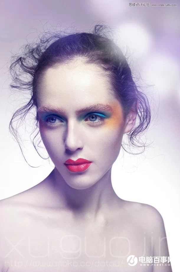 怎么调出油画色调的人物肖像