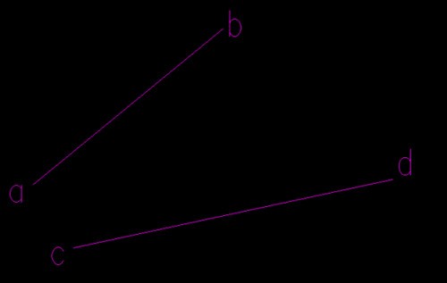 CAD中肿么把一个水平图形旋转到与一根斜线平行