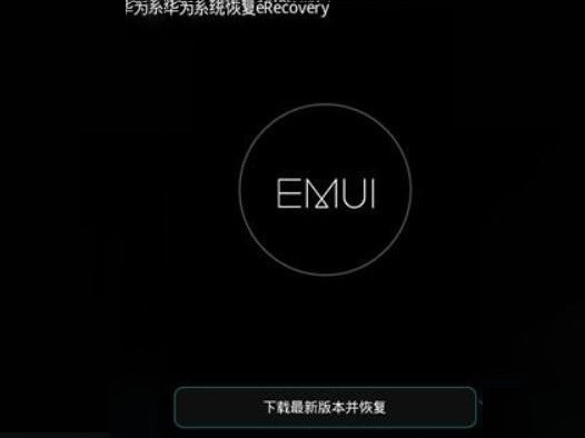 华为出现emui，还有三个选项，重启设备，恢復出厂设置，清除cache分区、