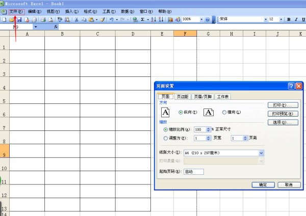 怎样设置Excel中打印时将其全部打满?