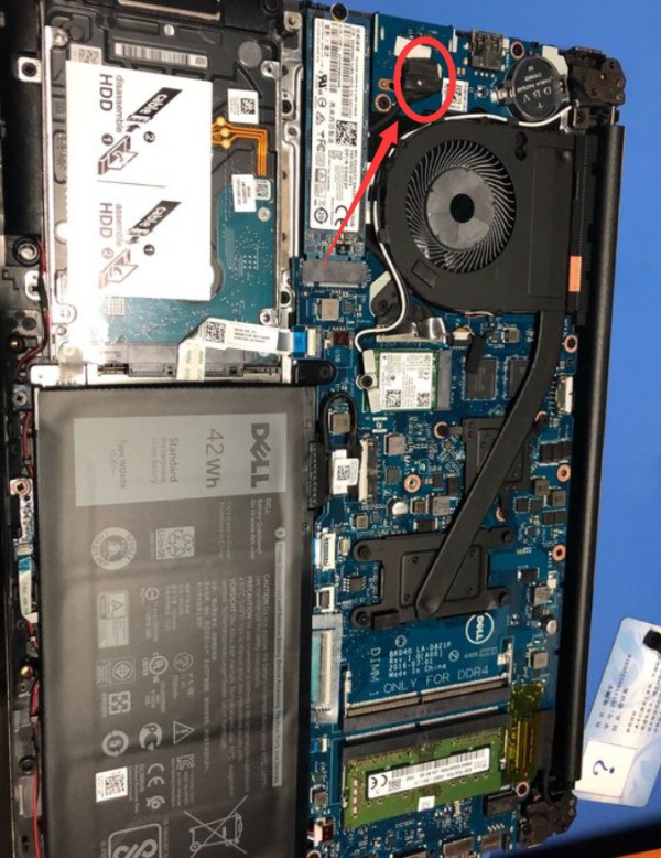 dell Inspiron 14-7460 按开机键没反应？