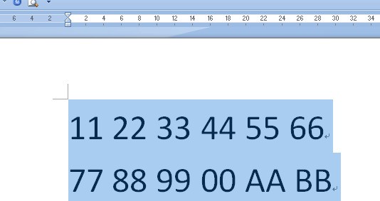 在word中怎么将文字信息设置为表格形式