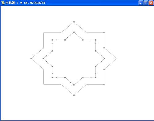 PS自定义形状,怎么拖移描点