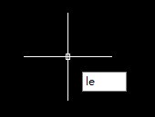 CAD快捷键LE指令怎么让字在线上面啊