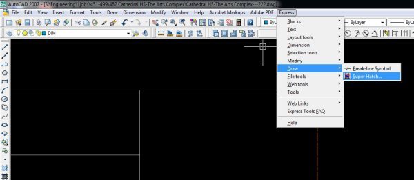 肿么用cad画填充自定义图案
