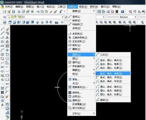 cad常用指令连续绘制圆弧