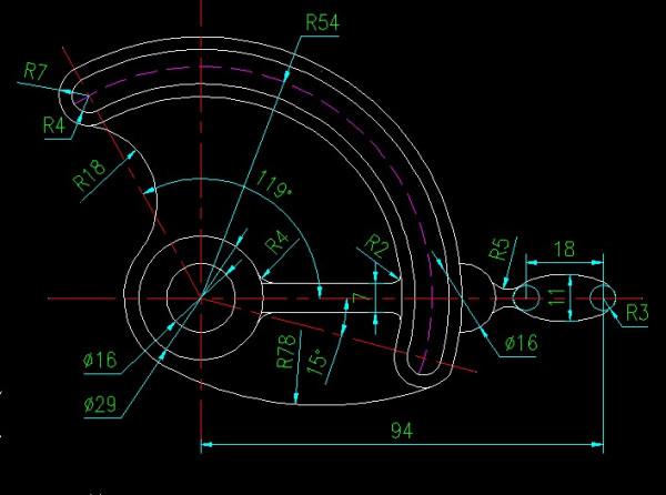 CAD問題:相切的圆弧怎么画?