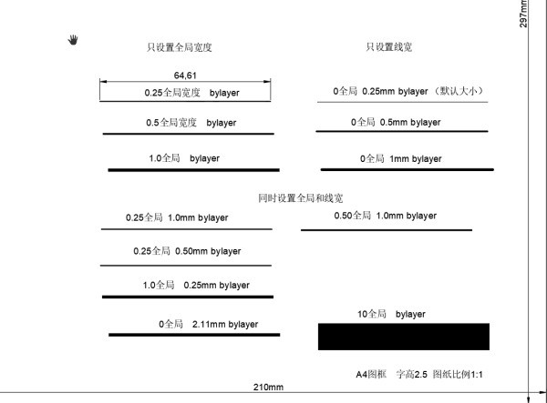 cad中多段线设定了线宽打印时打印宽度改变了打印效果会发生吗