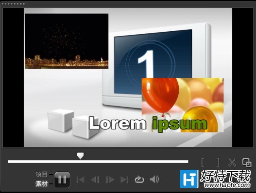 求会声会影里制作盖章效果的方法