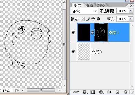 用PS鼠绘的一个图片，开始用的低分辨率，此后设置成了高分辨率，鼠绘的图片的线条粗细不天二伟势让古积迅采
