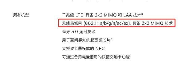 iphone11支持无线网6吗?