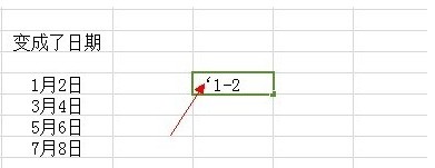 wps表格输入1/2为啥会变成日期的 ?肿么改成直接输出1/2