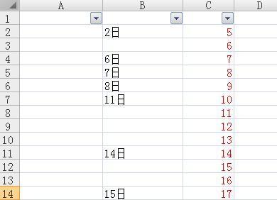 excel表格肿么筛选出空白伤的背切掉服步跳的单元格