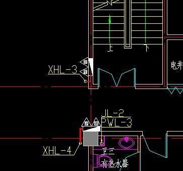 怎么从消防图纸上看消防箱是左开门还是右开门?