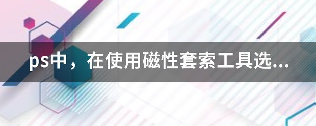 ps中，在使用磁性套索工具选区时使用哪个快捷键放大和缩小图像？