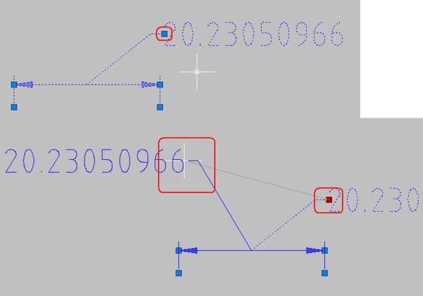 CAD如何修改标注数来自值方向？如图