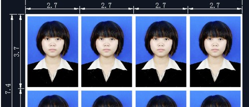 用PS做一寸照片8张应该建多大的画布 一张大小是多少？