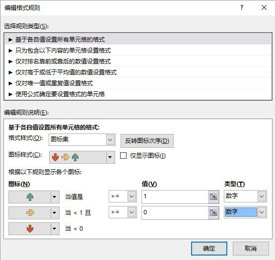 excel条件格式图标集怎么用