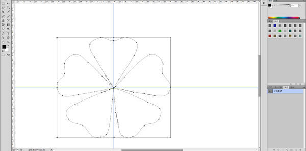 在Photoshop CC里头 在自由变换路径同时怎样锁定参考线