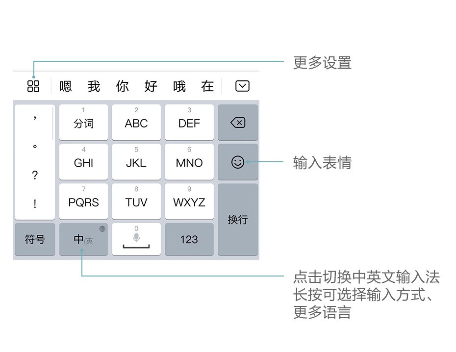 华为手机肿么换26键输入法