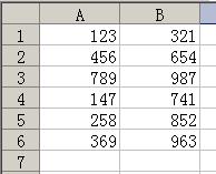 几千个数据在Microsoft Excel 工作表怎么颠倒过来？例如123456789换成987654321。