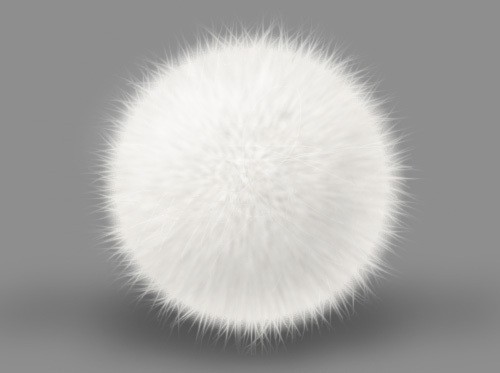 PS来自快速打造漂亮的毛绒小球