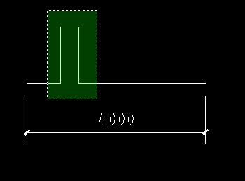 CAD如何移动线里头的东西而不改变线的长度。