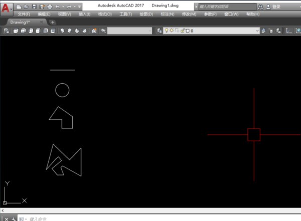 CAD肿么拖动图形？