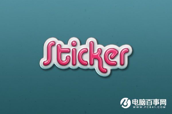 PS中描边中空字体肿么制作